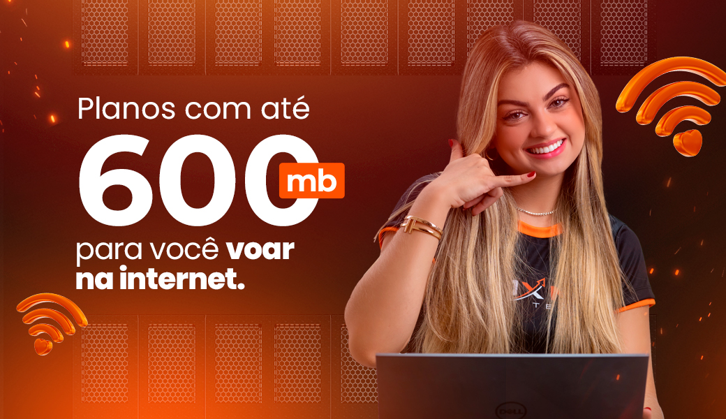 Planos com até 600 mega - Foxnet